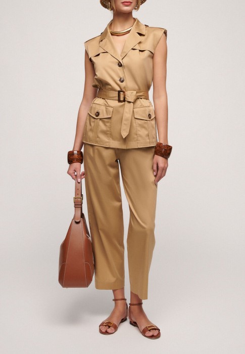 жилет  от бренда luisa spagnoli вид слева