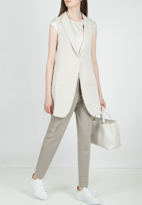 жилет  от бренда fabiana filippi вид слева