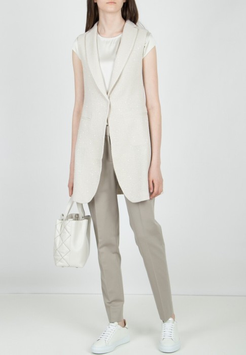 жилет  из италии вид сбоку