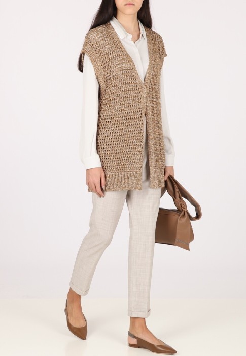 жилет  от бренда fabiana filippi вид слева