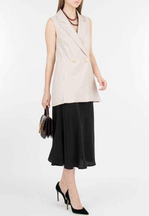 жилет  из италии вид сбоку