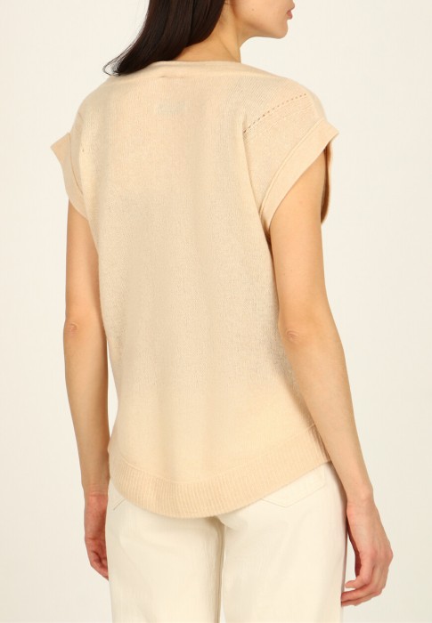 жилет  из италии вид сбоку