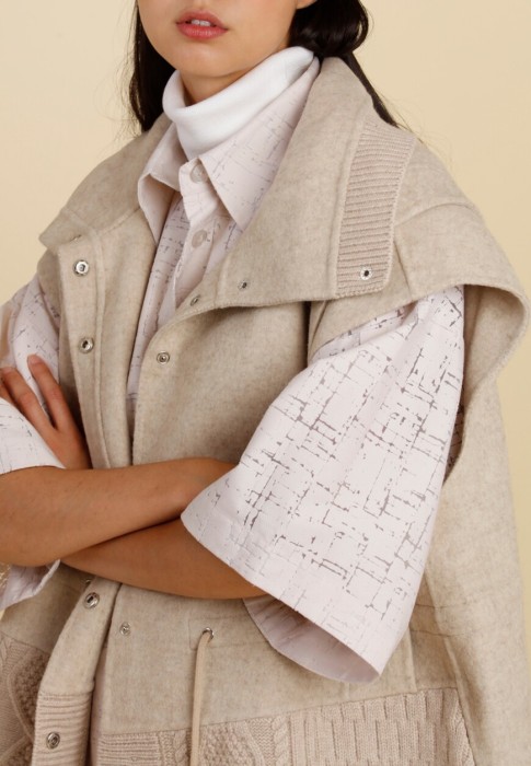 жилет  из проверенных материалов спереди