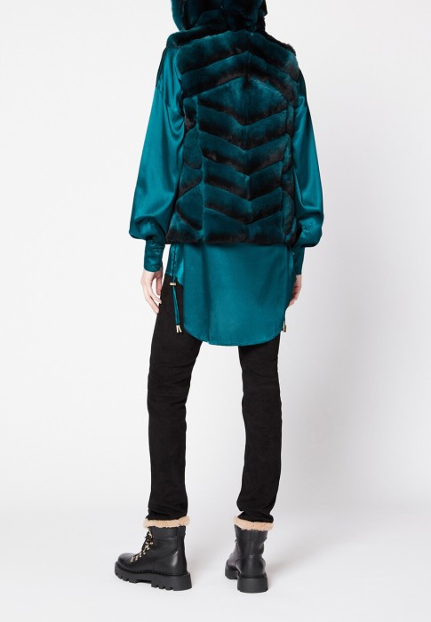 жилет  из италии вид сбоку