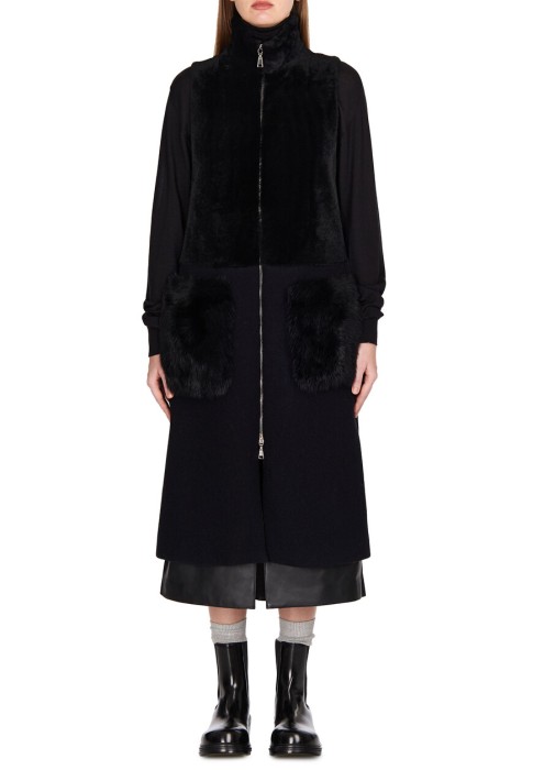 жилет  из италии вид сбоку