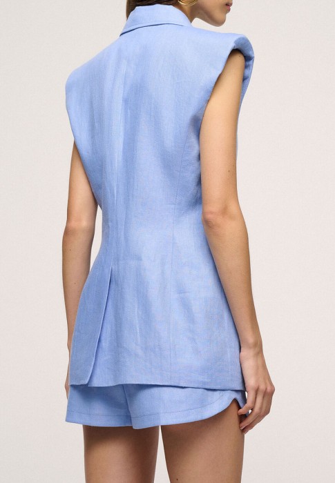 жилет  из италии вид сбоку