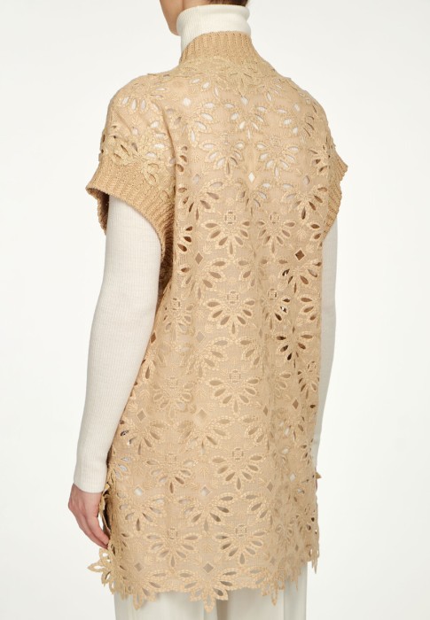 жилет  из италии вид сбоку