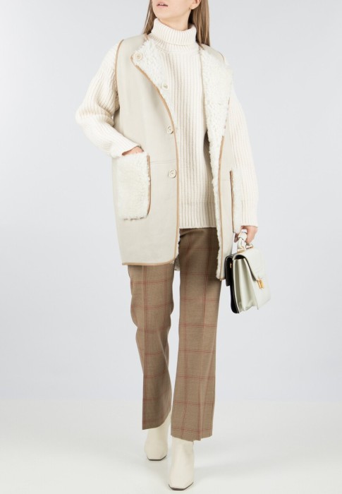 жилет  из италии вид сбоку