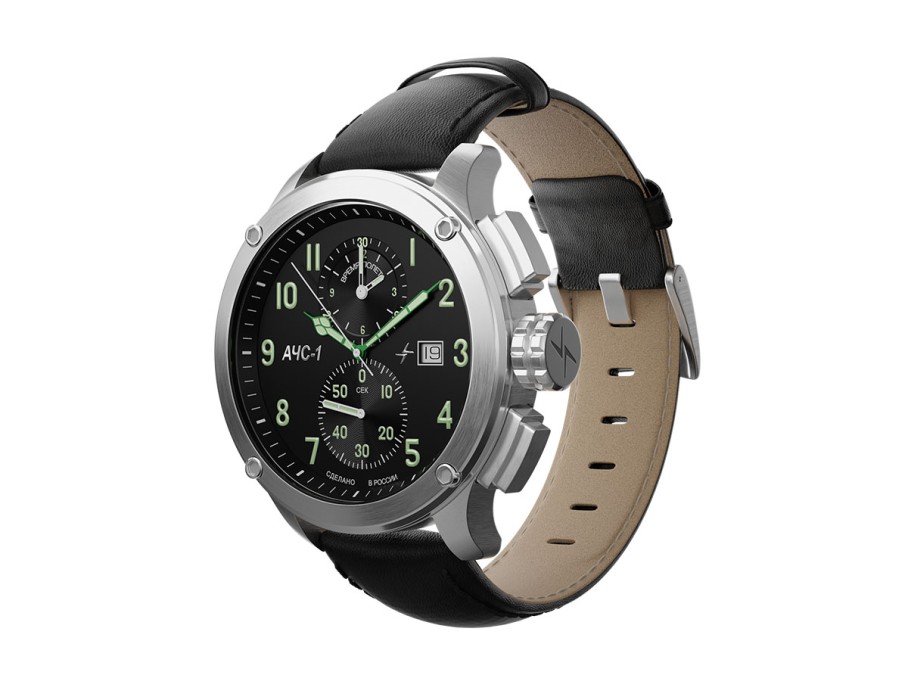 ачс-1 3520.d 44 мм кварц хронограф стальные матовые по цене 45000 руб вид справа