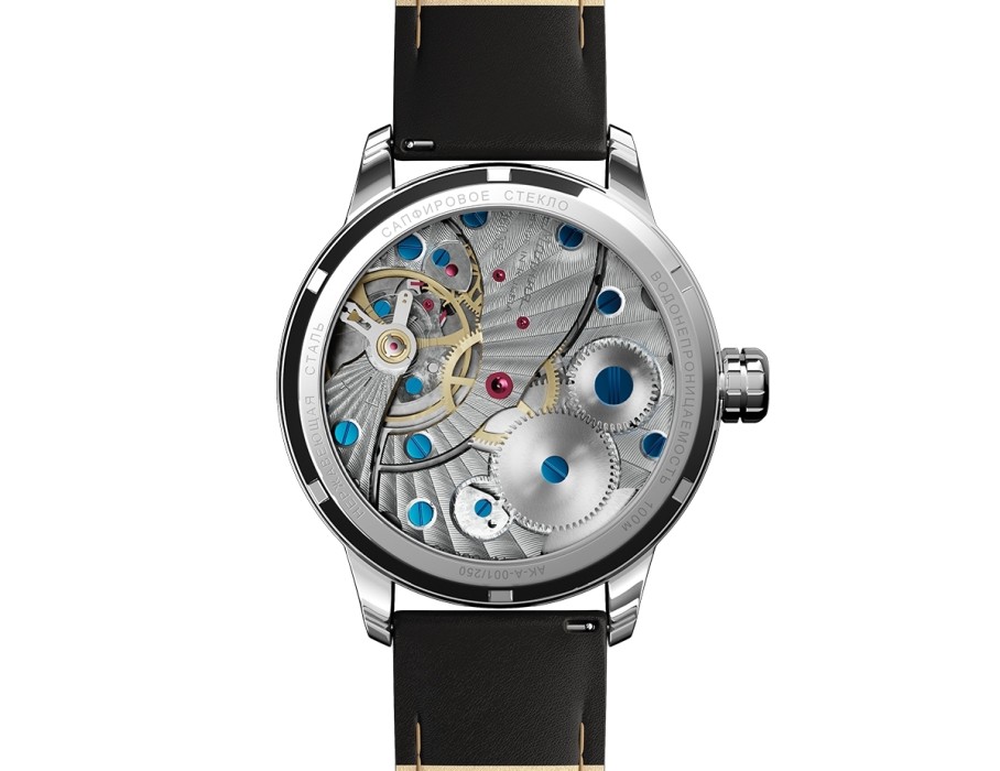 ачс пилот 3603s 42 мм ручной подзавод из россии вид сбоку