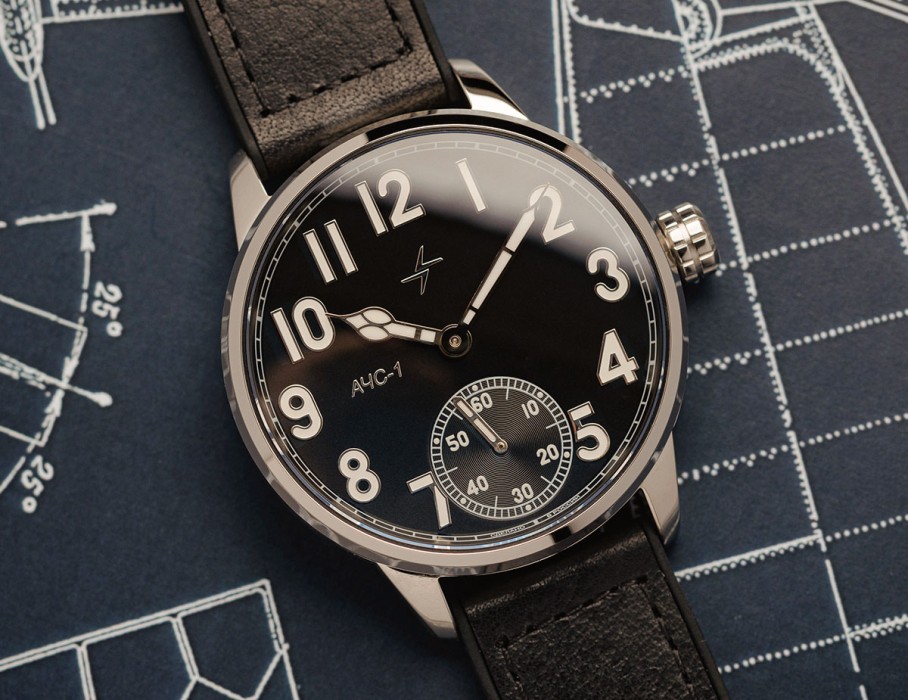 ачс пилот 3603s 42 мм ручной подзавод вид сбоку