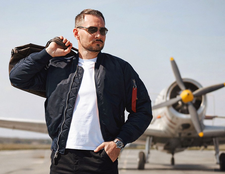 ачс пилот 3603s 42 мм ручной подзавод вид справа