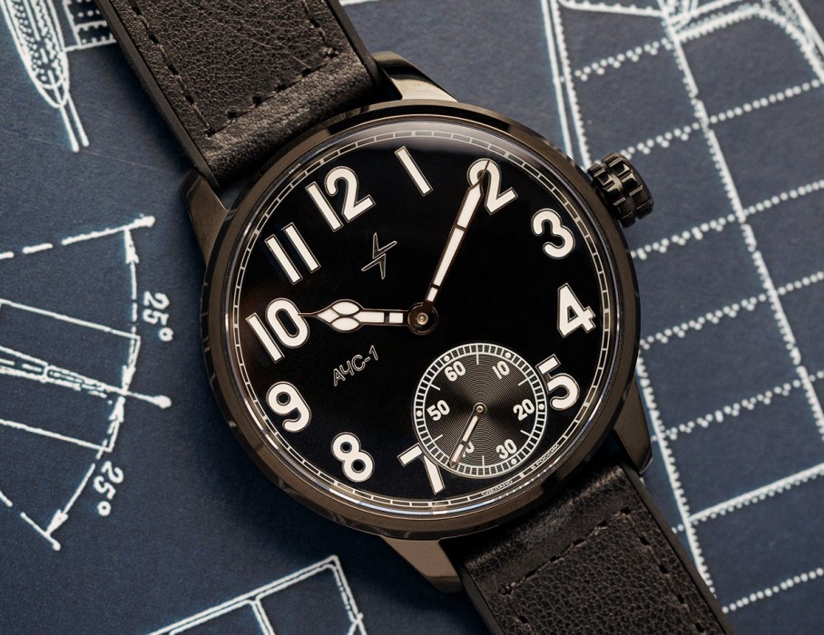 ачс пилот 3603s 42 мм ручной подзавод вид сбоку