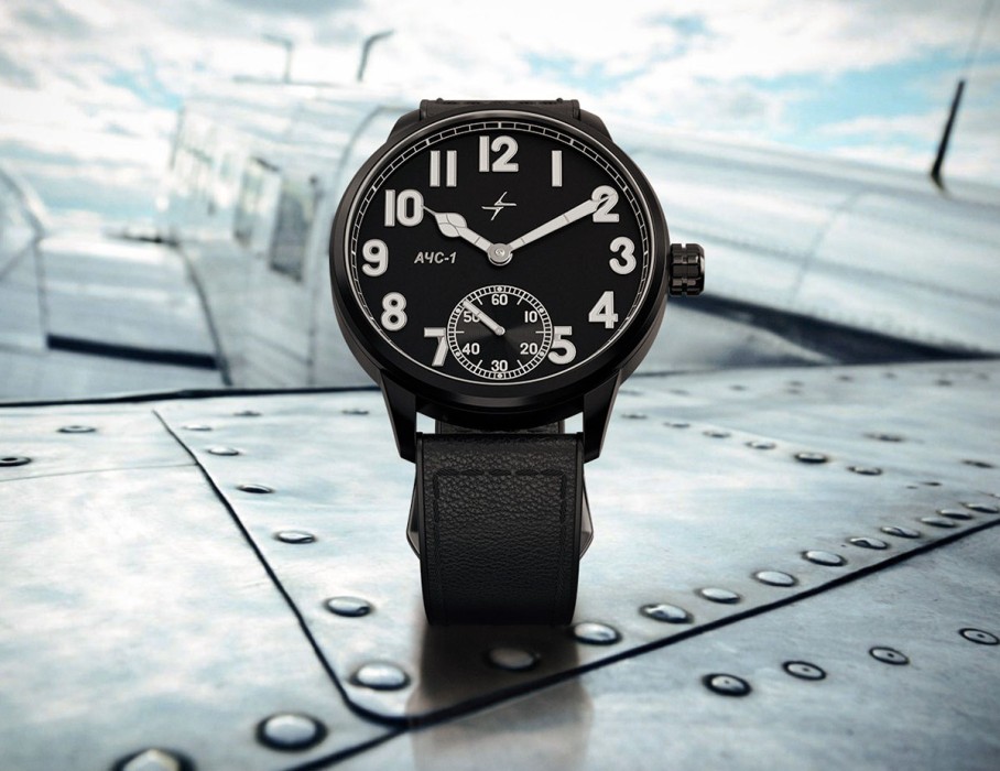 ачс пилот 3603s 42 мм ручной подзавод с лицевой стороны