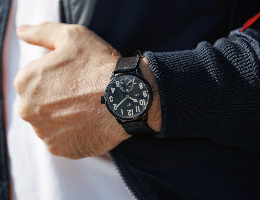 ачс пилот 3603s 42 мм ручной подзавод вид справа