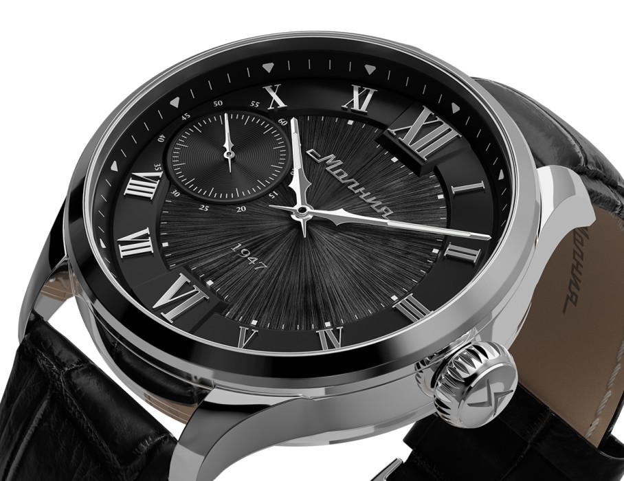 акинак tcb 3603 41 мм ручной завод универсального стиля с лицевой стороны