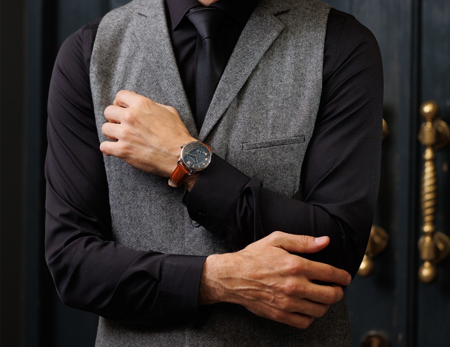 акинак tcb 3603s 41 мм ручной завод вид слева