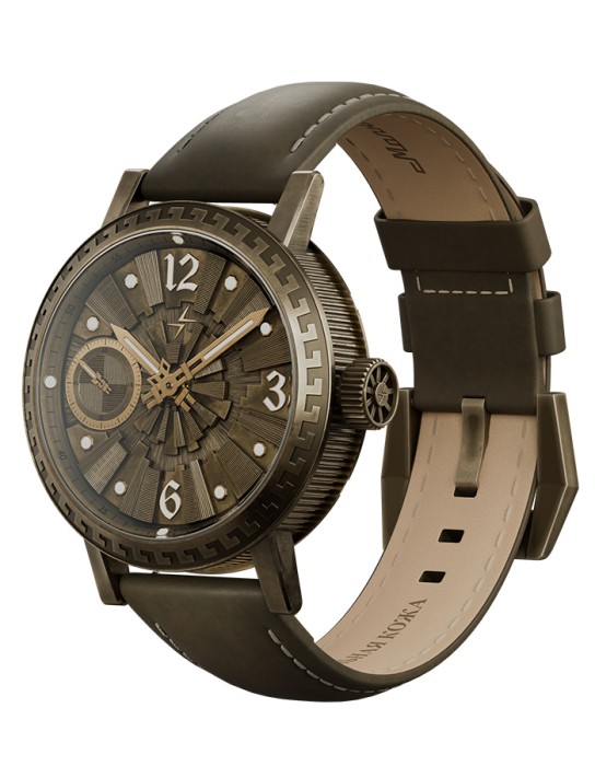 аркаим tcb 3603 43 мм ручной завод от бренда молния вид слева