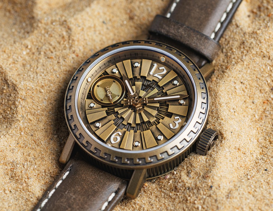 аркаим tcb 3603 43 мм ручной завод вид слева