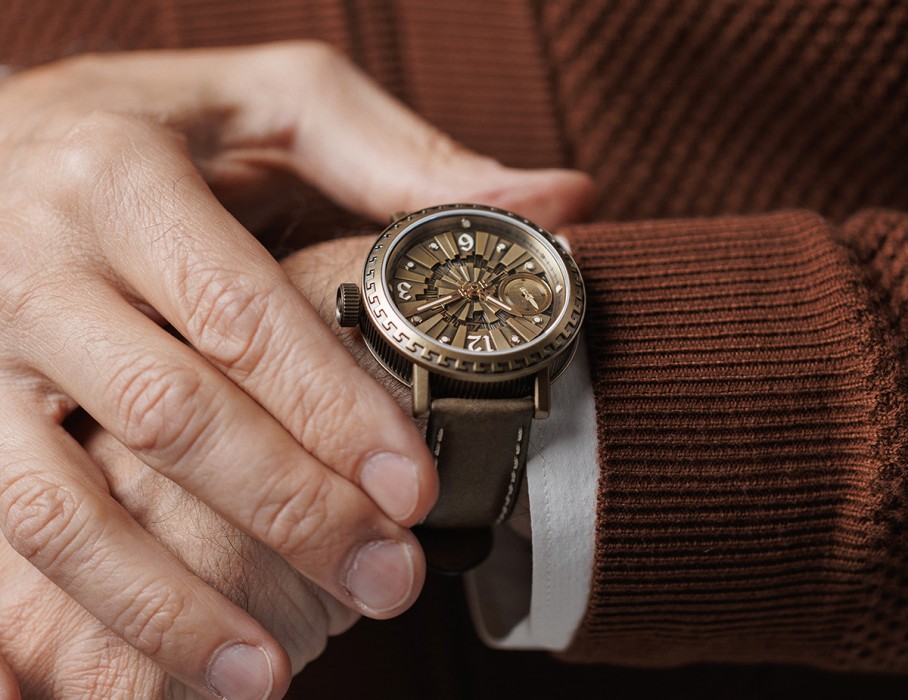 аркаим tcb 3603 43 мм ручной завод вид справа