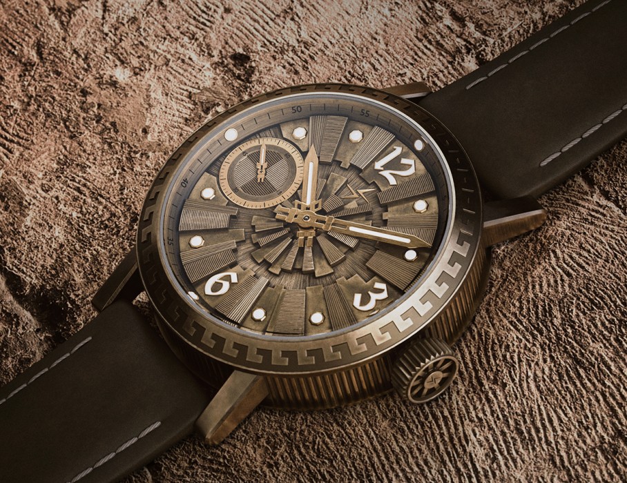 аркаим tcb 3603 43 мм ручной завод вид сбоку