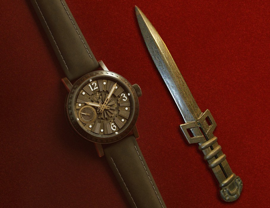 аркаим tcb 3603 43 мм ручной завод с изнаночной стороны