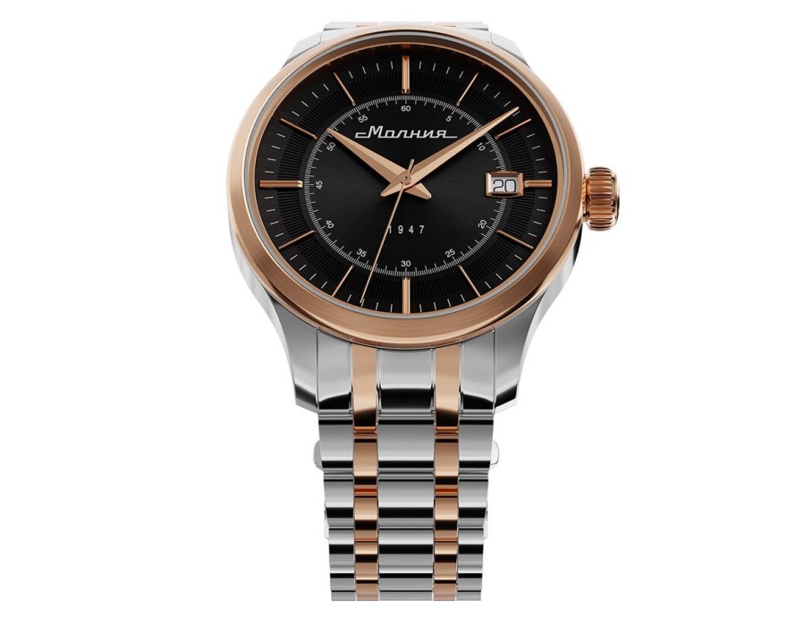 дебют tcb 2416 41 мм автоподзавод из россии вид сбоку