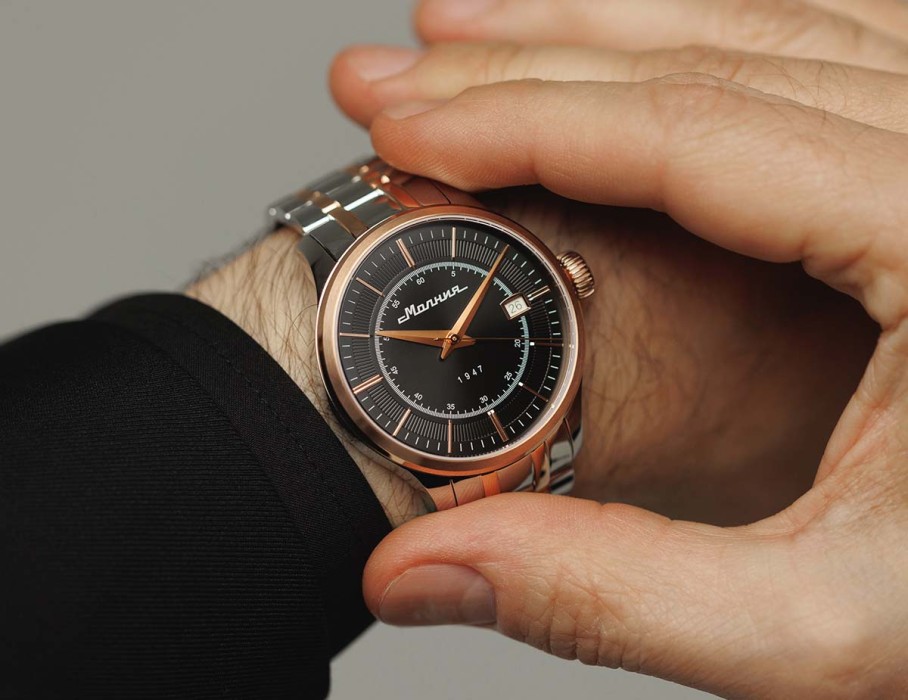 дебют tcb 2416 41 мм автоподзавод вид сбоку