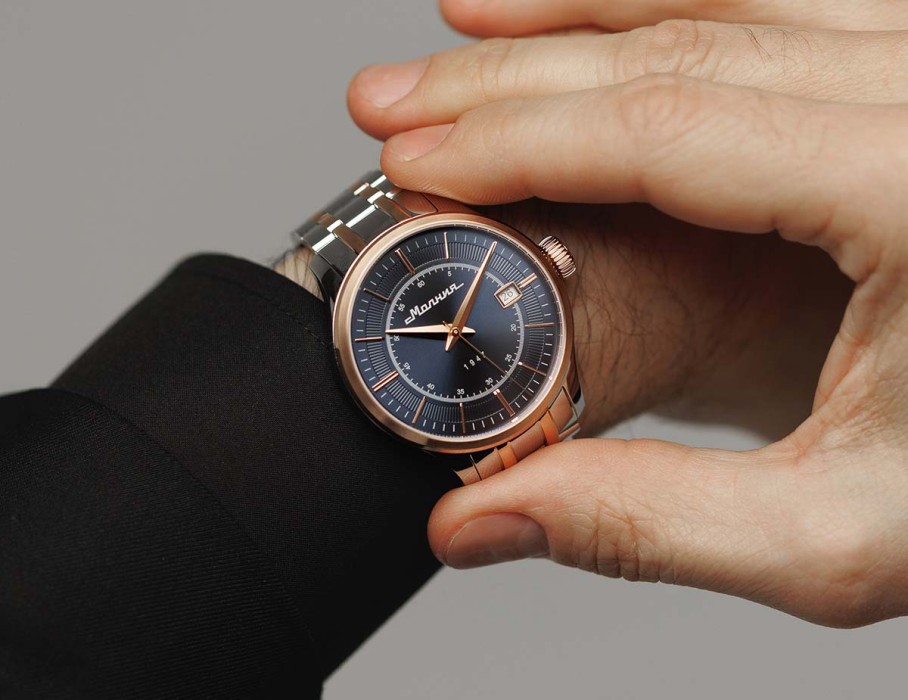 дебют tcb 2416 41 мм автоподзавод вид сбоку