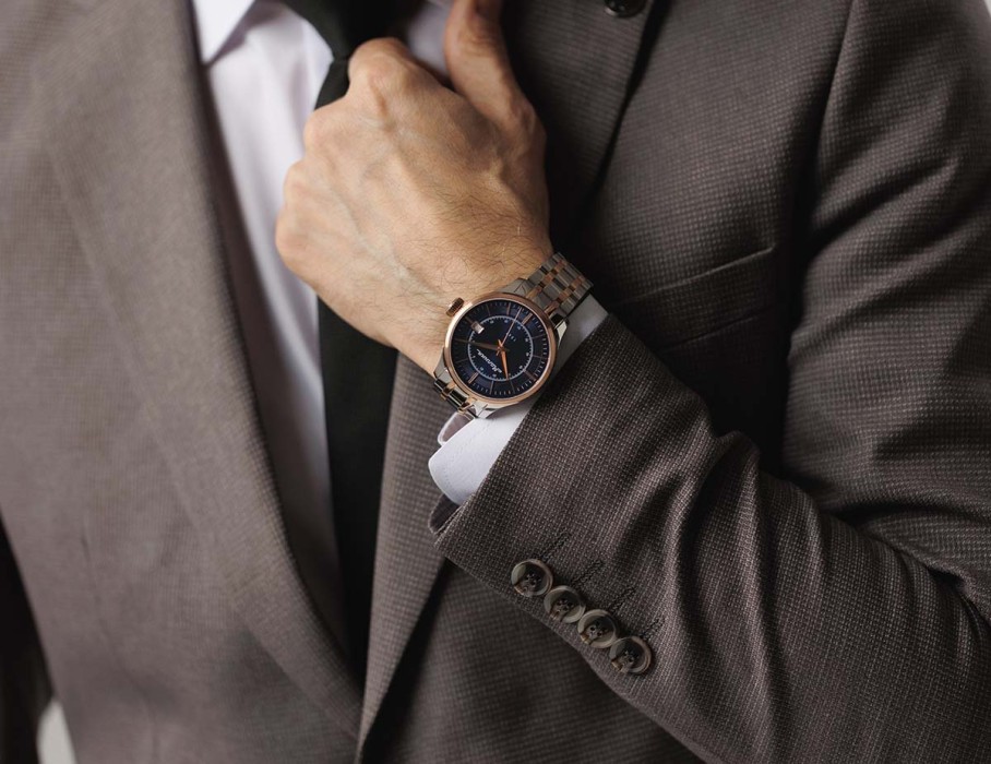 дебют tcb 2416 41 мм автоподзавод спереди