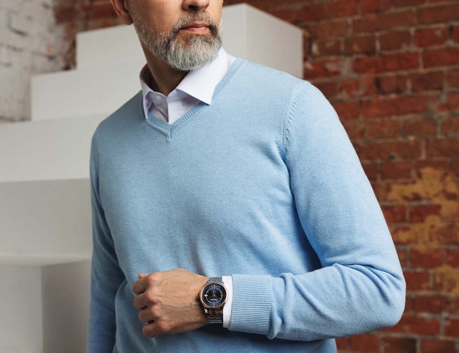 дебют tcb 2416 41 мм автоподзавод вид слева