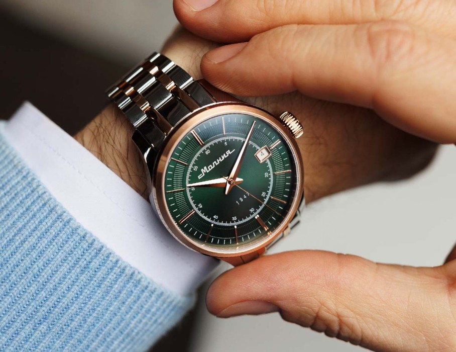 дебют tcb 2416 41 мм автоподзавод вид сзади