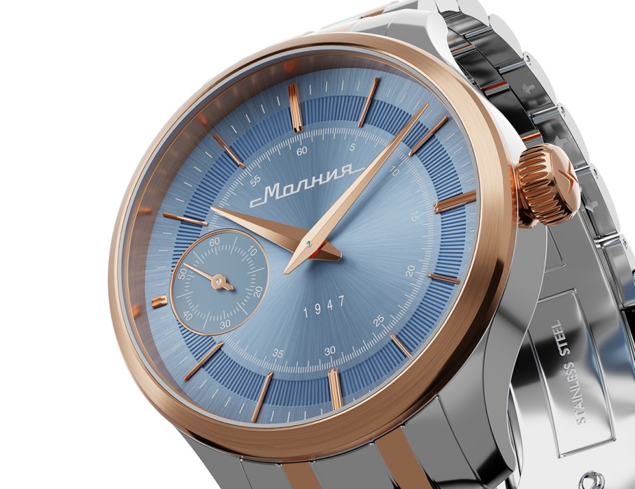 дебют tcb 3603 41 мм ручной завод для взрослого возраста с изнаночной стороны