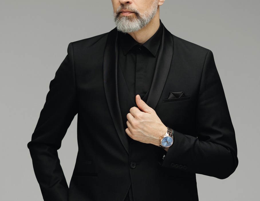 дебют tcb 3603 41 мм ручной завод вид справа