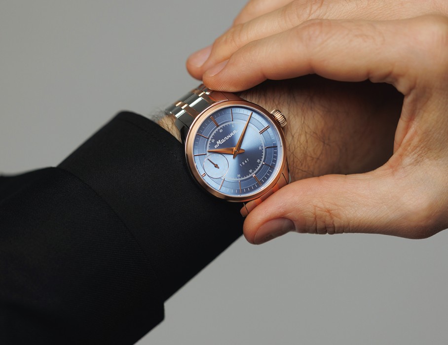 дебют tcb 3603 41 мм ручной завод с внутренней стороны