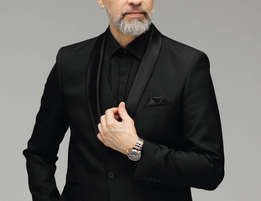 дебют tcb 3603 41 мм ручной завод вид справа