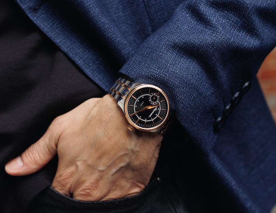 дебют tcb 3603 41 мм ручной завод спереди