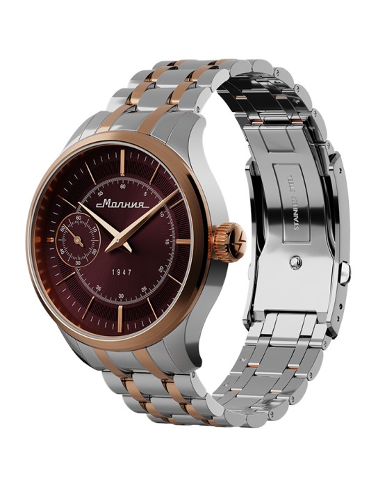 дебют tcb 3603 41 мм ручной завод от бренда молния вид слева