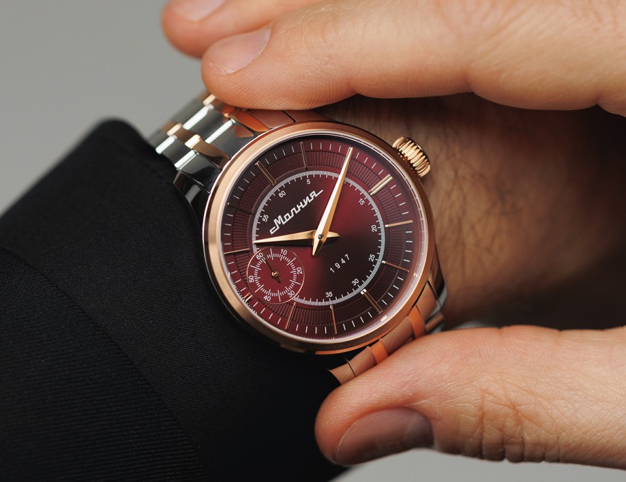 дебют tcb 3603 41 мм ручной завод спереди