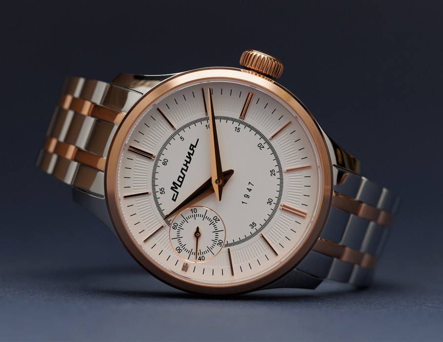 дебют tcb 3603 41 мм ручной завод вид сзади