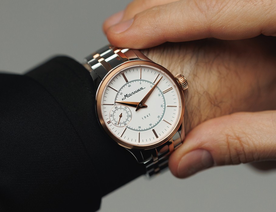 дебют tcb 3603 41 мм ручной завод вид сбоку