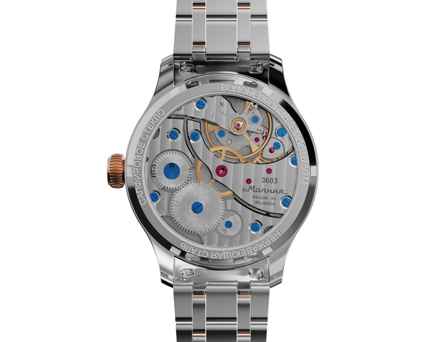 дебют tcb 3603 41 мм ручной завод из стали спереди