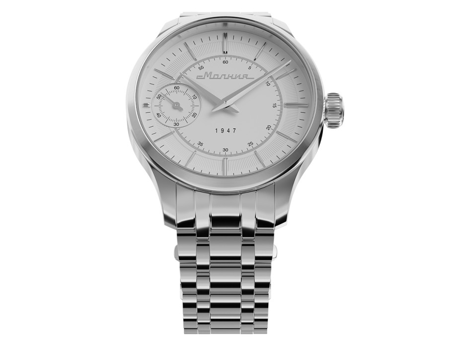 дебют tcb 3603 41 мм ручной завод из россии вид сбоку