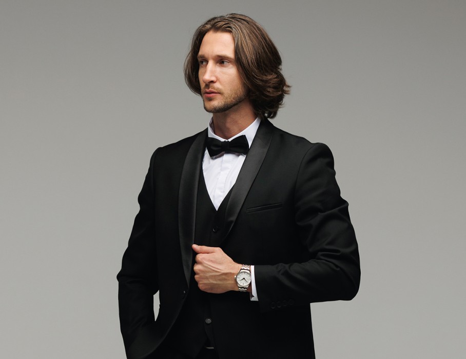 дебют tcb 3603 41 мм ручной завод вид справа