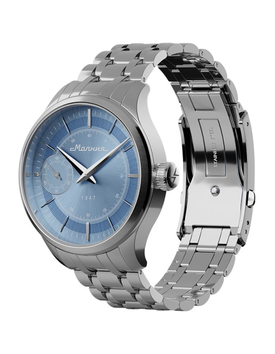 дебют tcb 3603 41 мм ручной завод от бренда молния вид слева