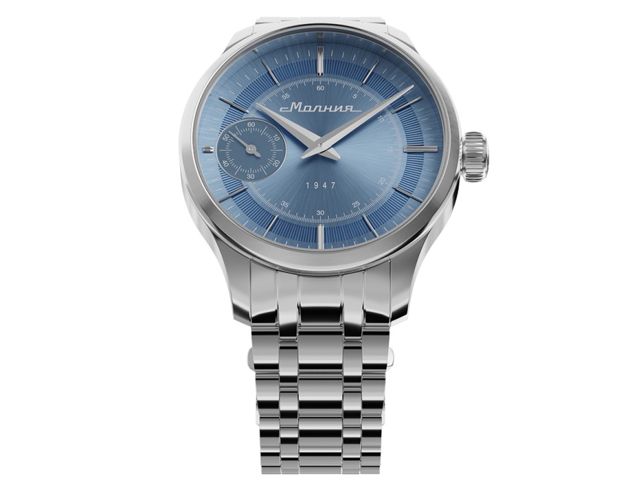 дебют tcb 3603 41 мм ручной завод из россии вид сбоку