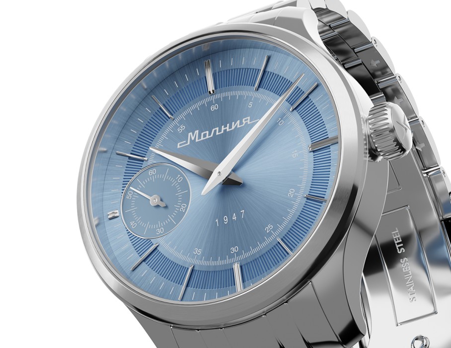 дебют tcb 3603 41 мм ручной завод для взрослого возраста с изнаночной стороны