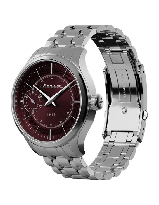 дебют tcb 3603 41 мм ручной завод от бренда молния вид слева