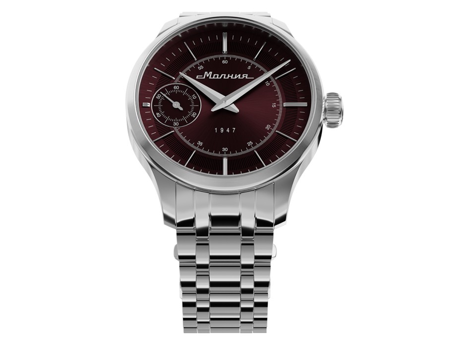 дебют tcb 3603 41 мм ручной завод из россии вид сбоку