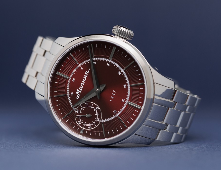 дебют tcb 3603 41 мм ручной завод вид сзади